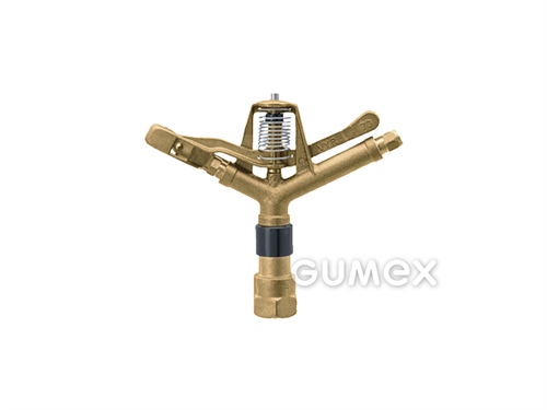 Kreissprinklerdüse, Innengewinde G 1", Beregnung max. Ø 41m, 4bar, Messing, 